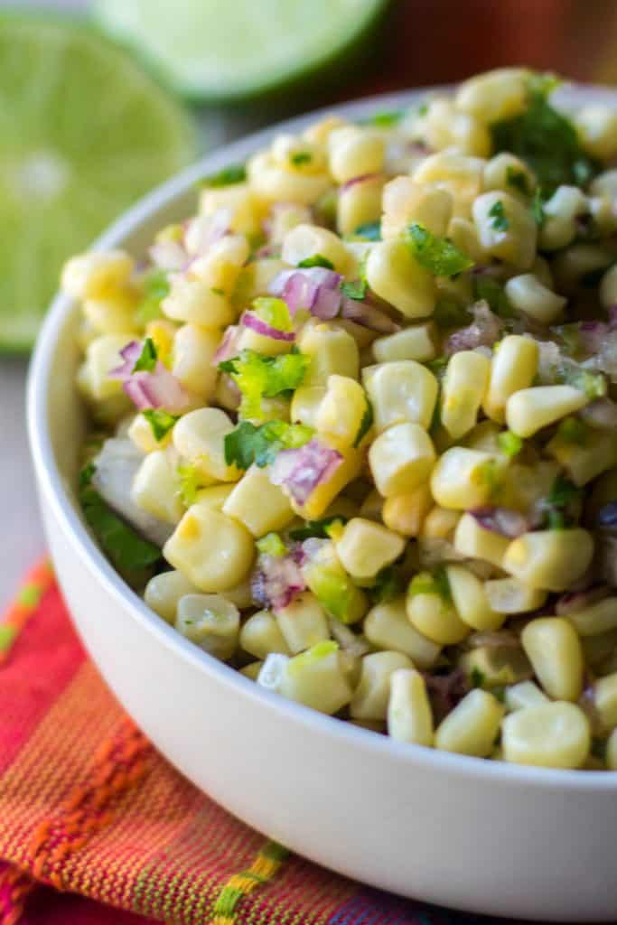 Chipotle Corn Salsa (Copycat) | A Wicked Whisk
