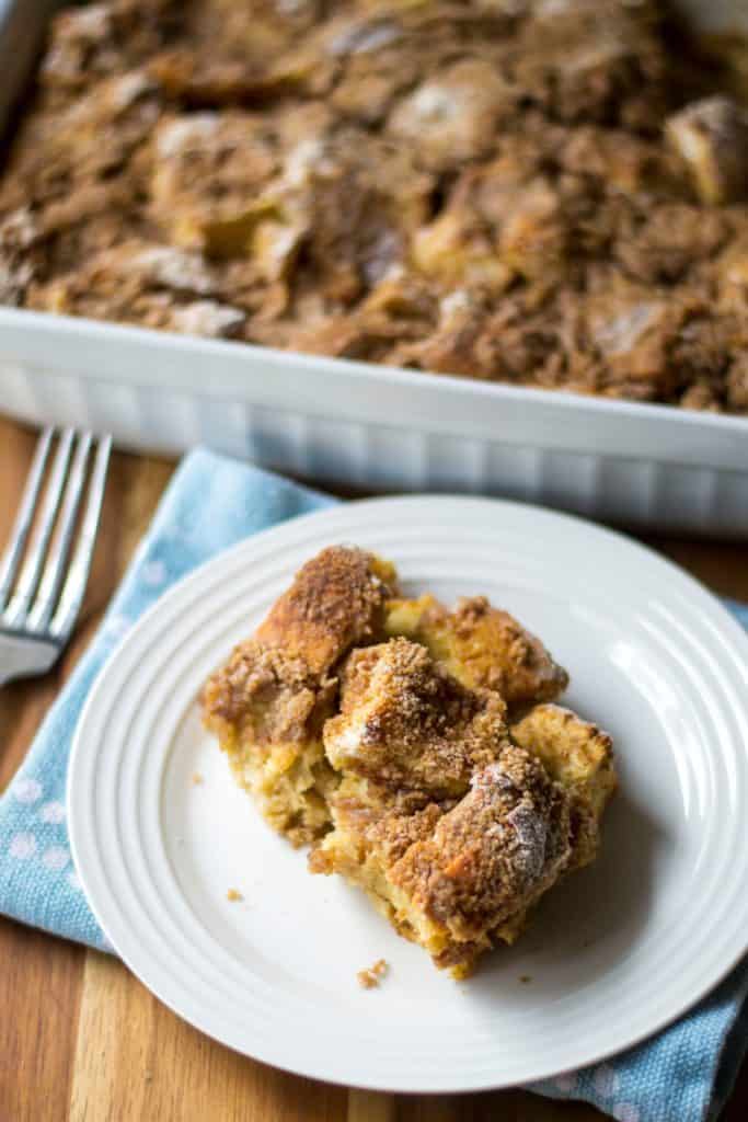Overnight Challah French Toast Casserole | A Wicked Whisk