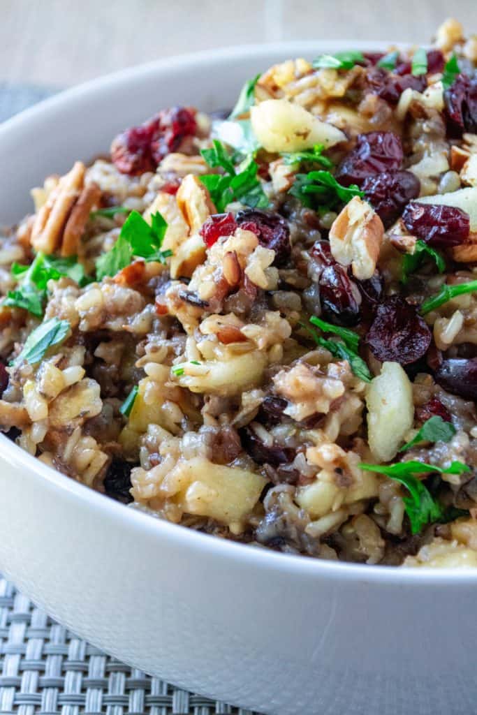 Cranberry Rice Pilaf With Apples And Pecans A Wicked Whisk